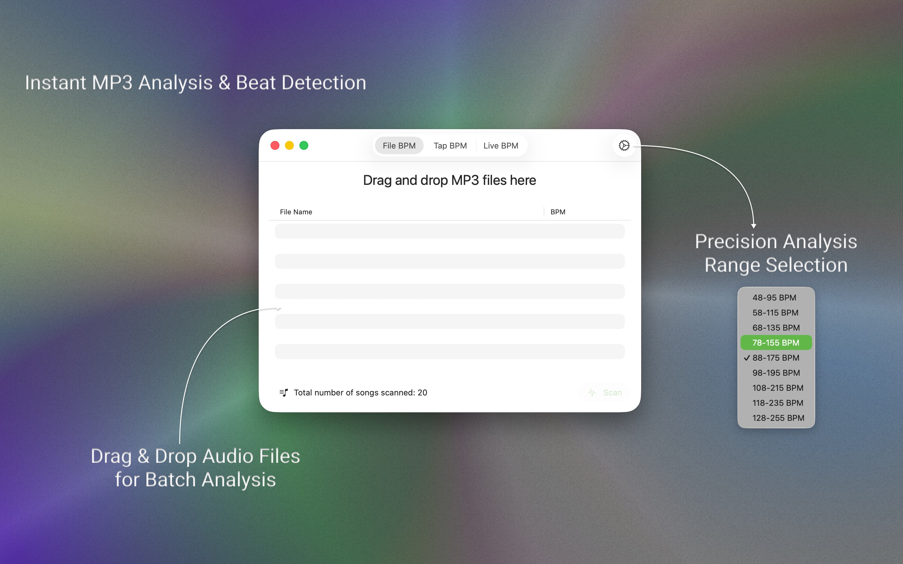 BPM Analyzer File Analysis